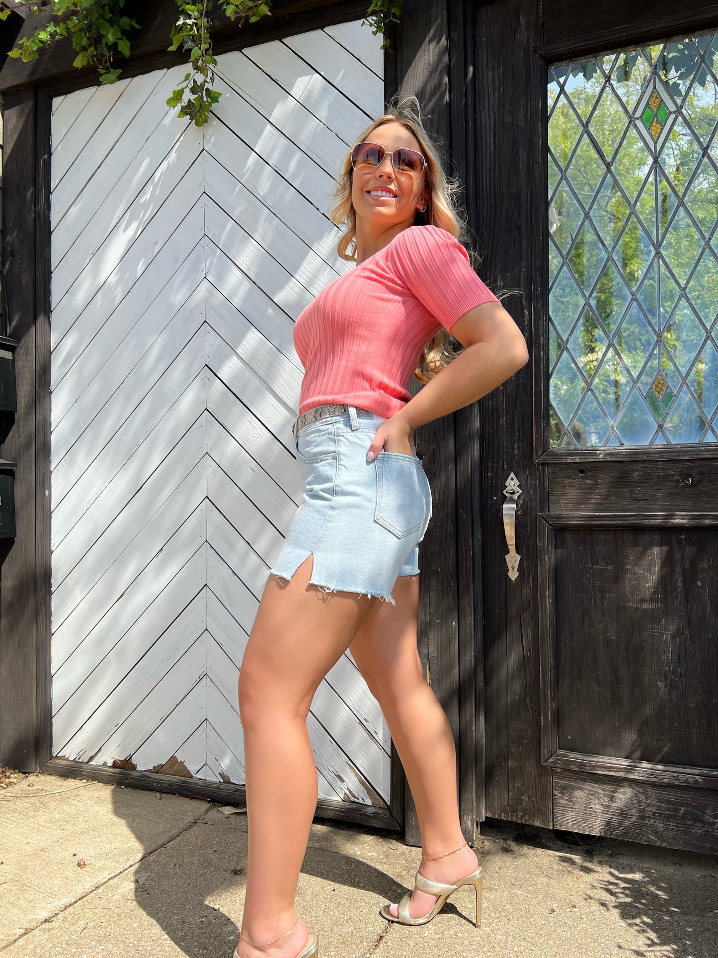 Lilan Denim Shorts