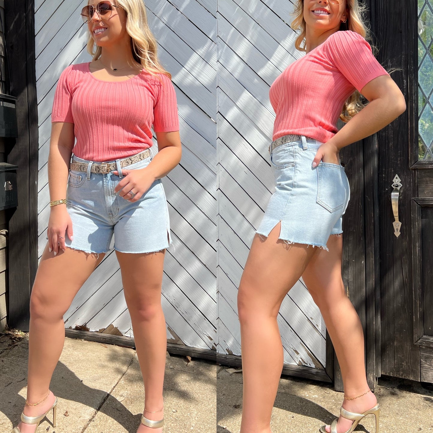 Lilan Denim Shorts