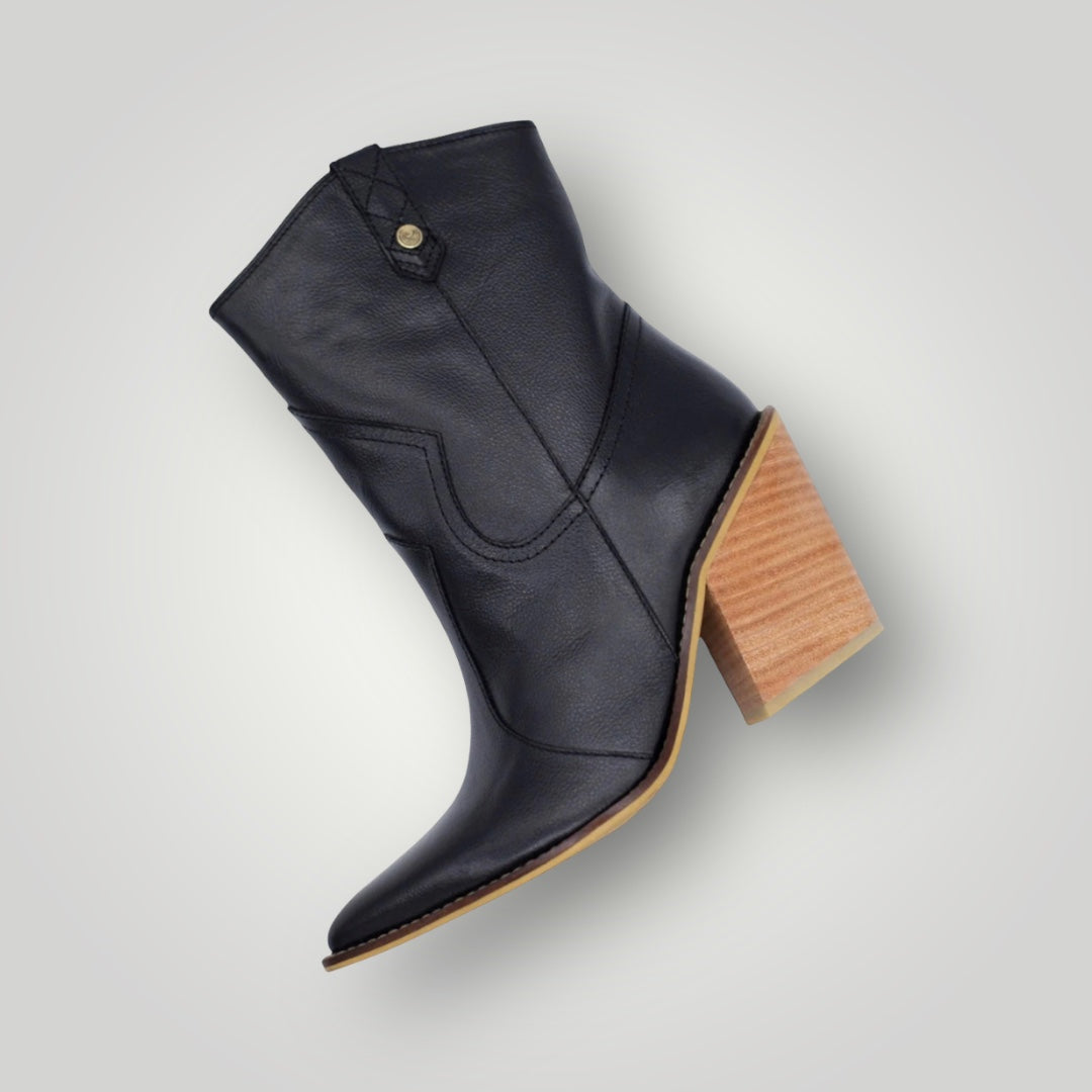 Stivali Cowboy Boots - Black Leather