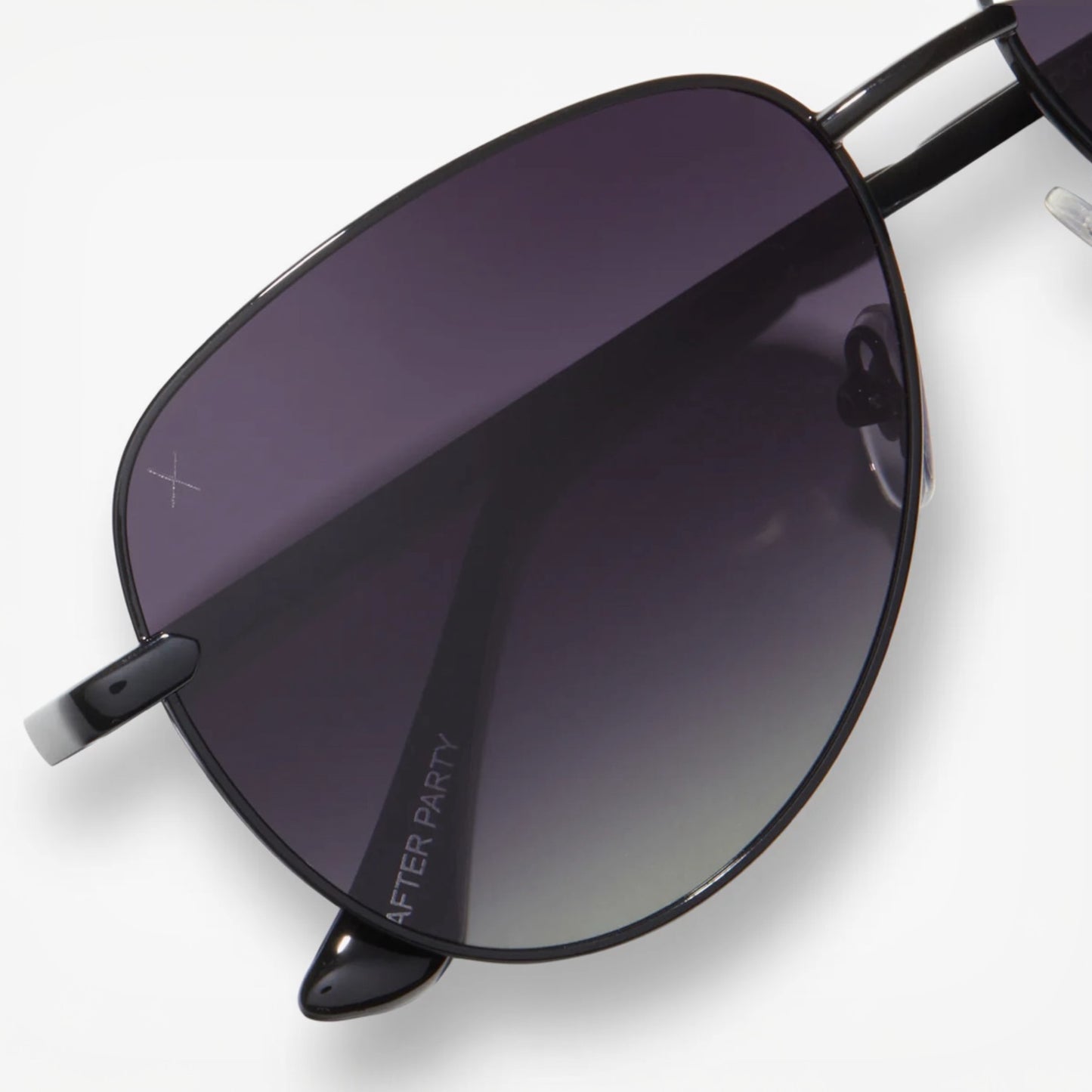 After Party Sunglasses: Black + Grey Polarized