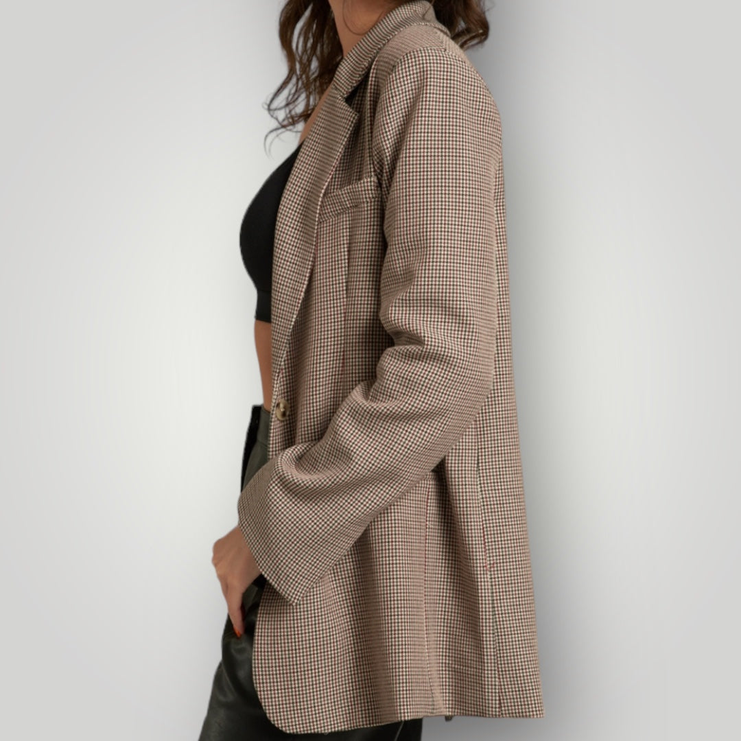 English Plaid Blazer