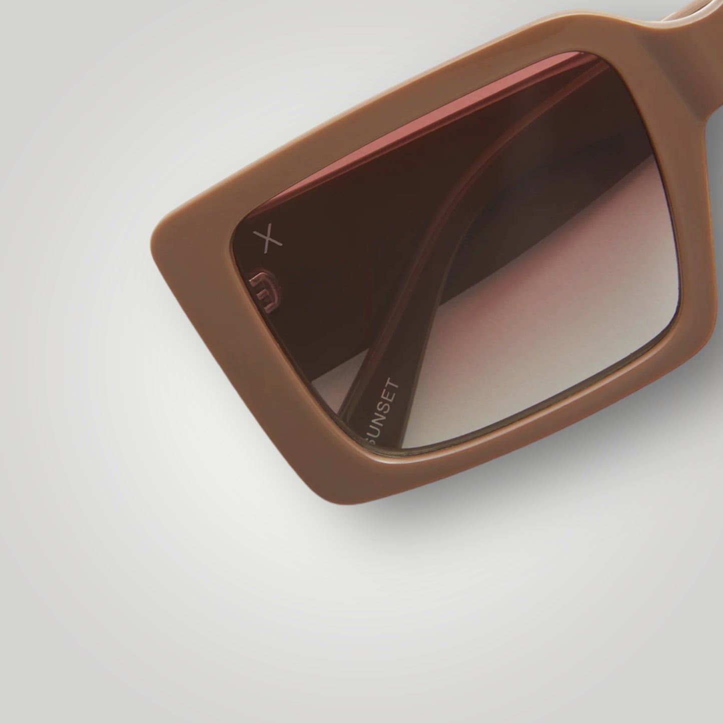 Sunset Sunglasses: brown gradient polarized