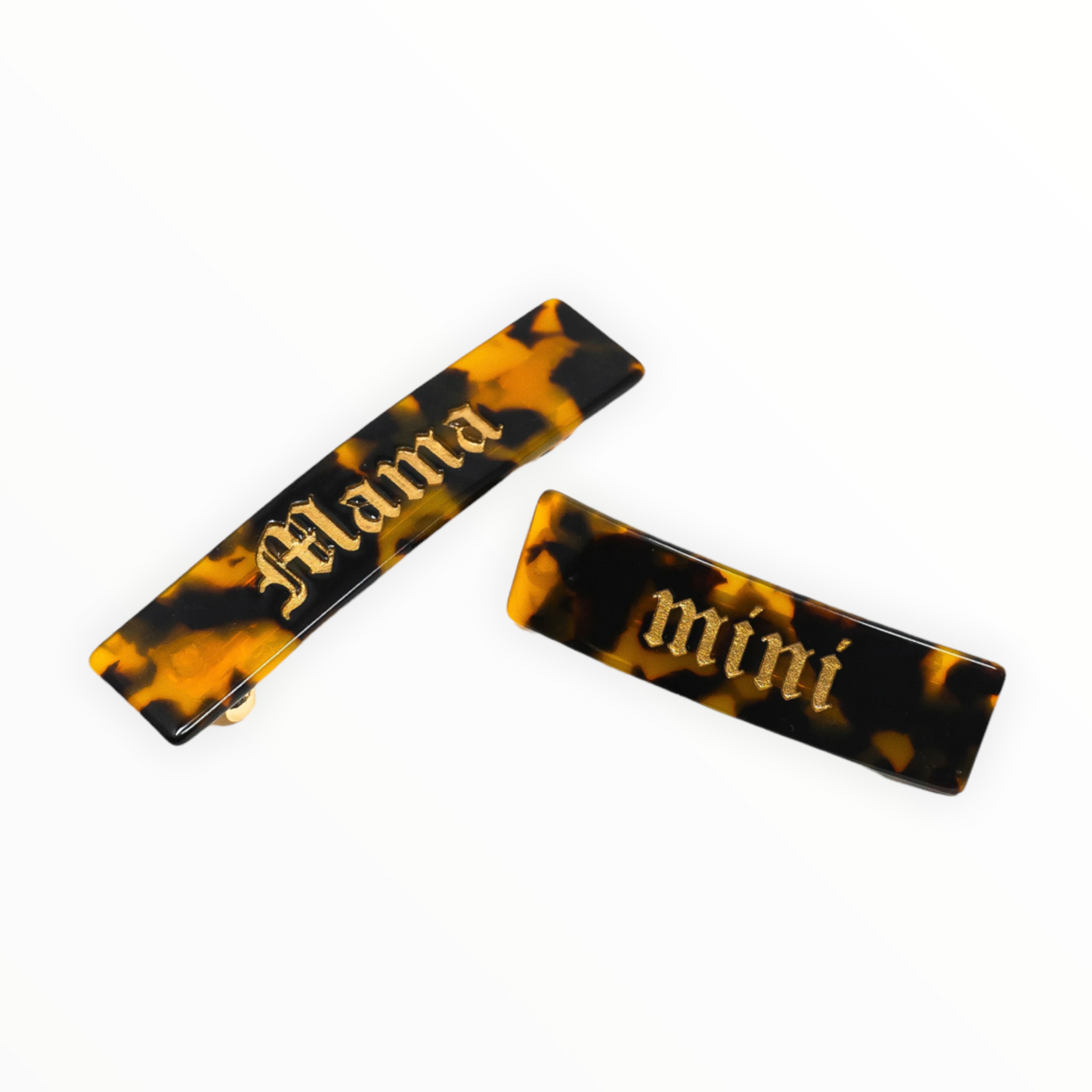 Mama and Mini Hair Clips - Tortoise