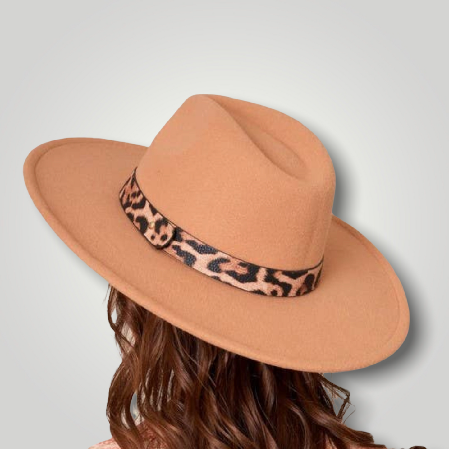 Leopard Band Fedora
