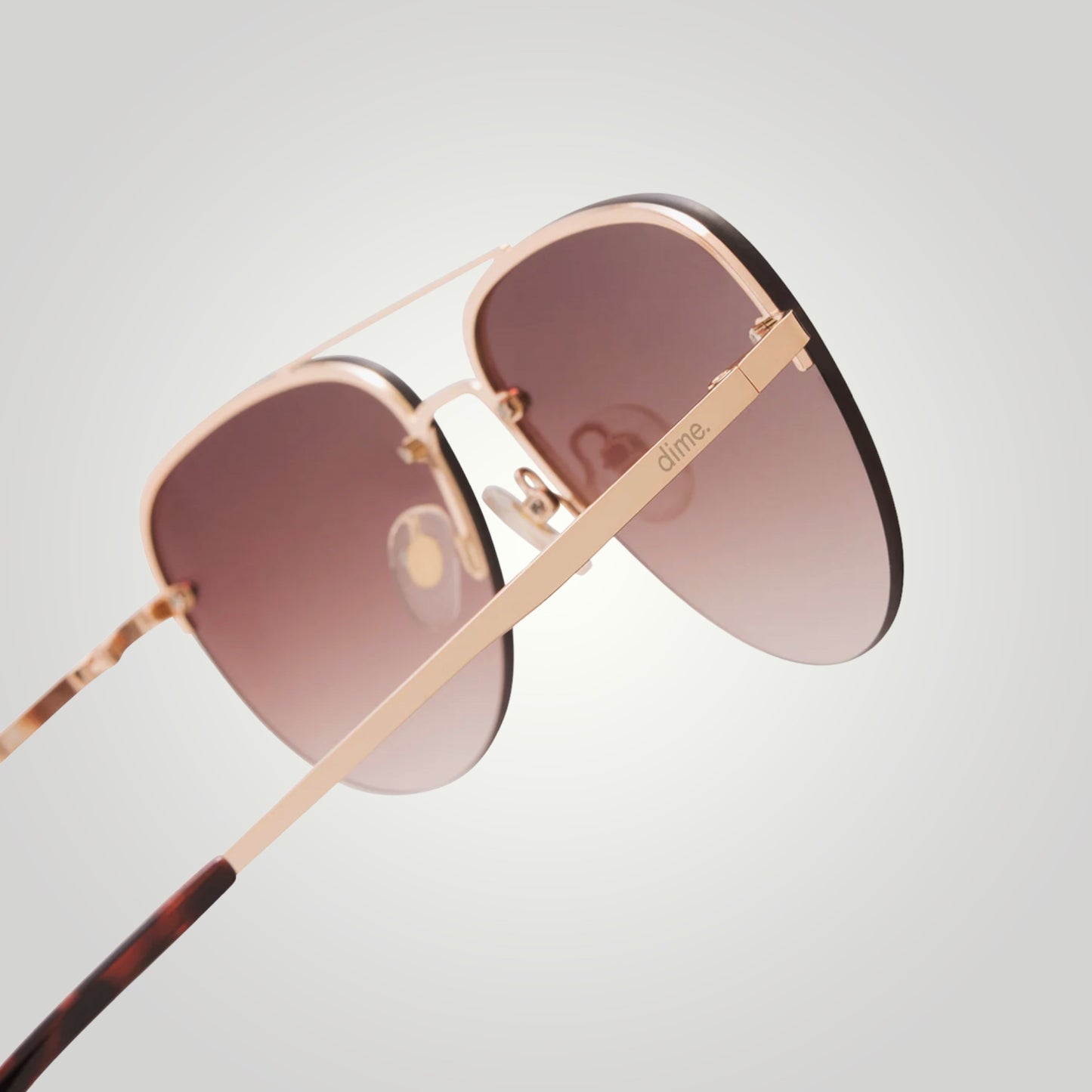 Cienega Sunglasses- Gold + Brown Gradient