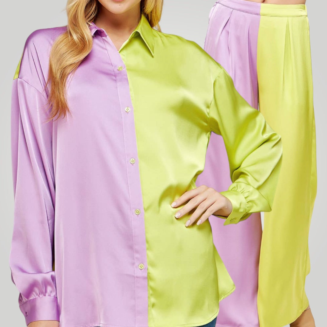 Lilac Lime Top