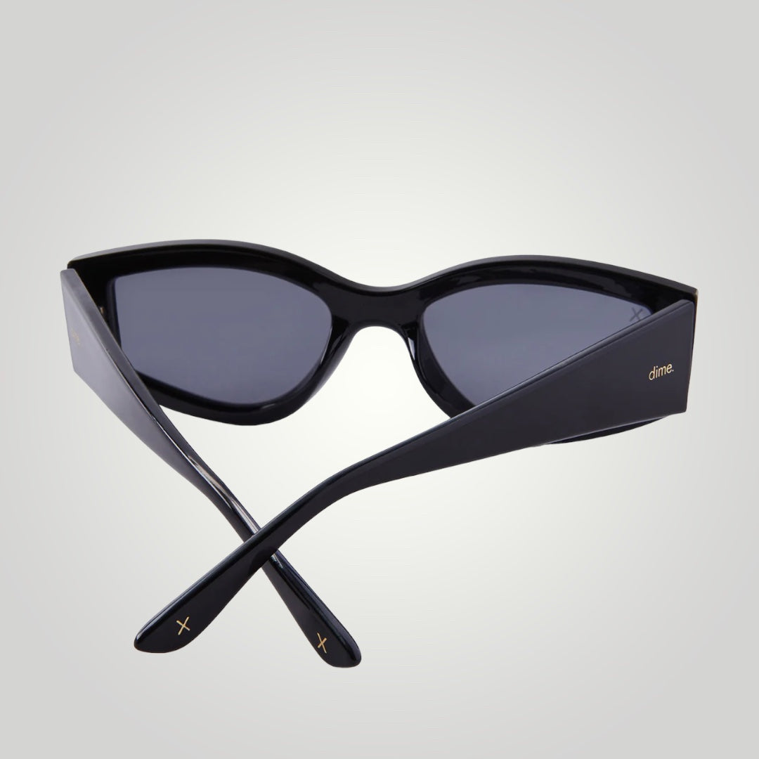 Robertson Sunglasses: Black + Solid Grey