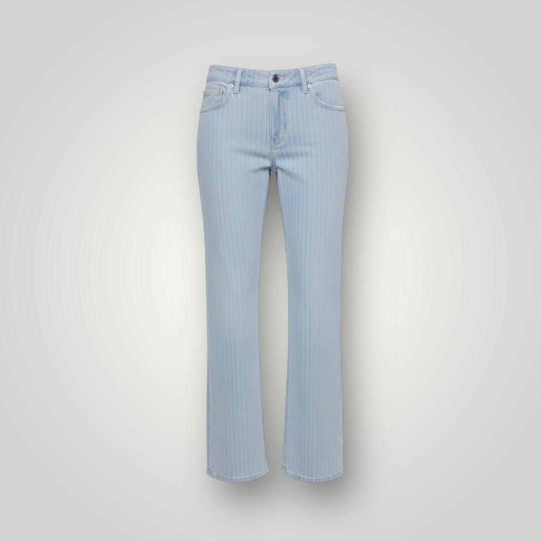 The Textured Denim Bottoms