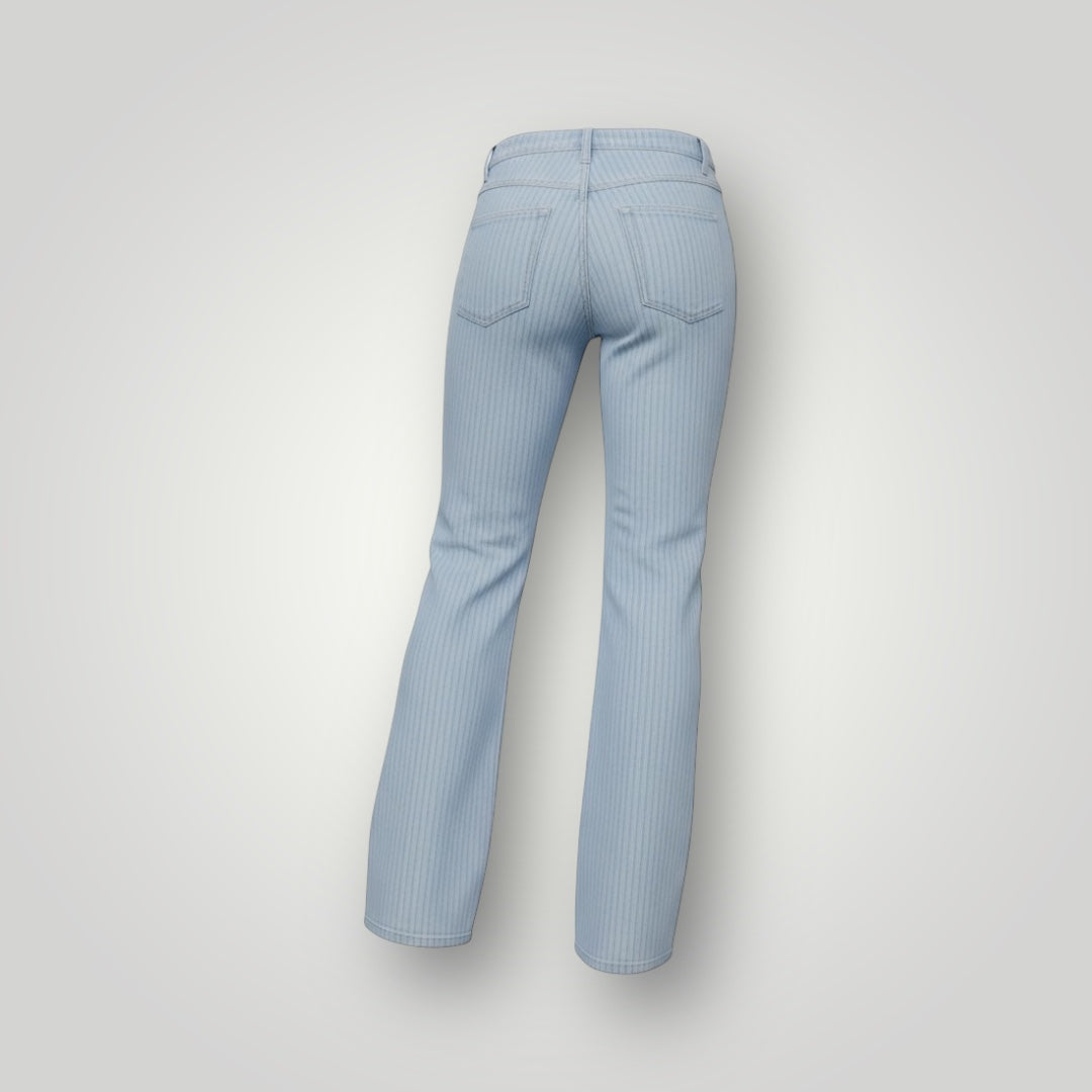 The Textured Denim Bottoms