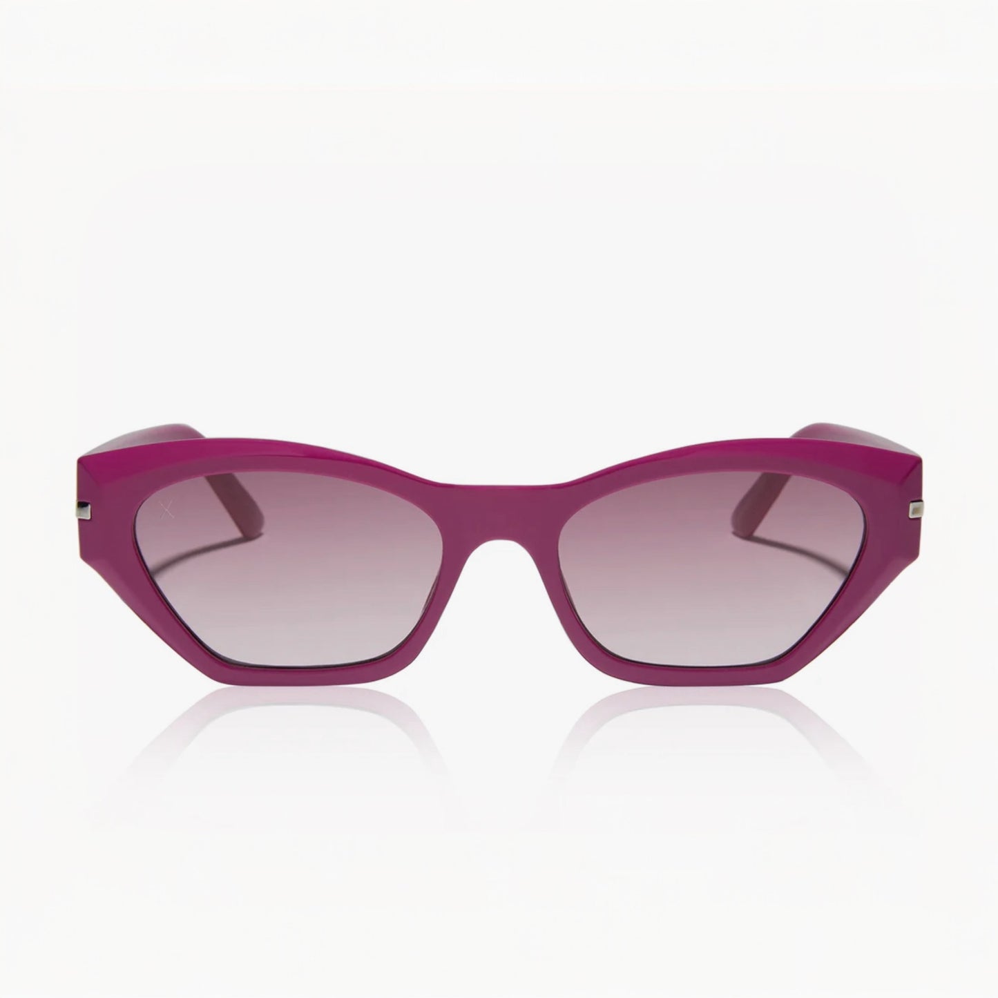 Sawtelle Sunglasses: Glossy Berry + Garnet