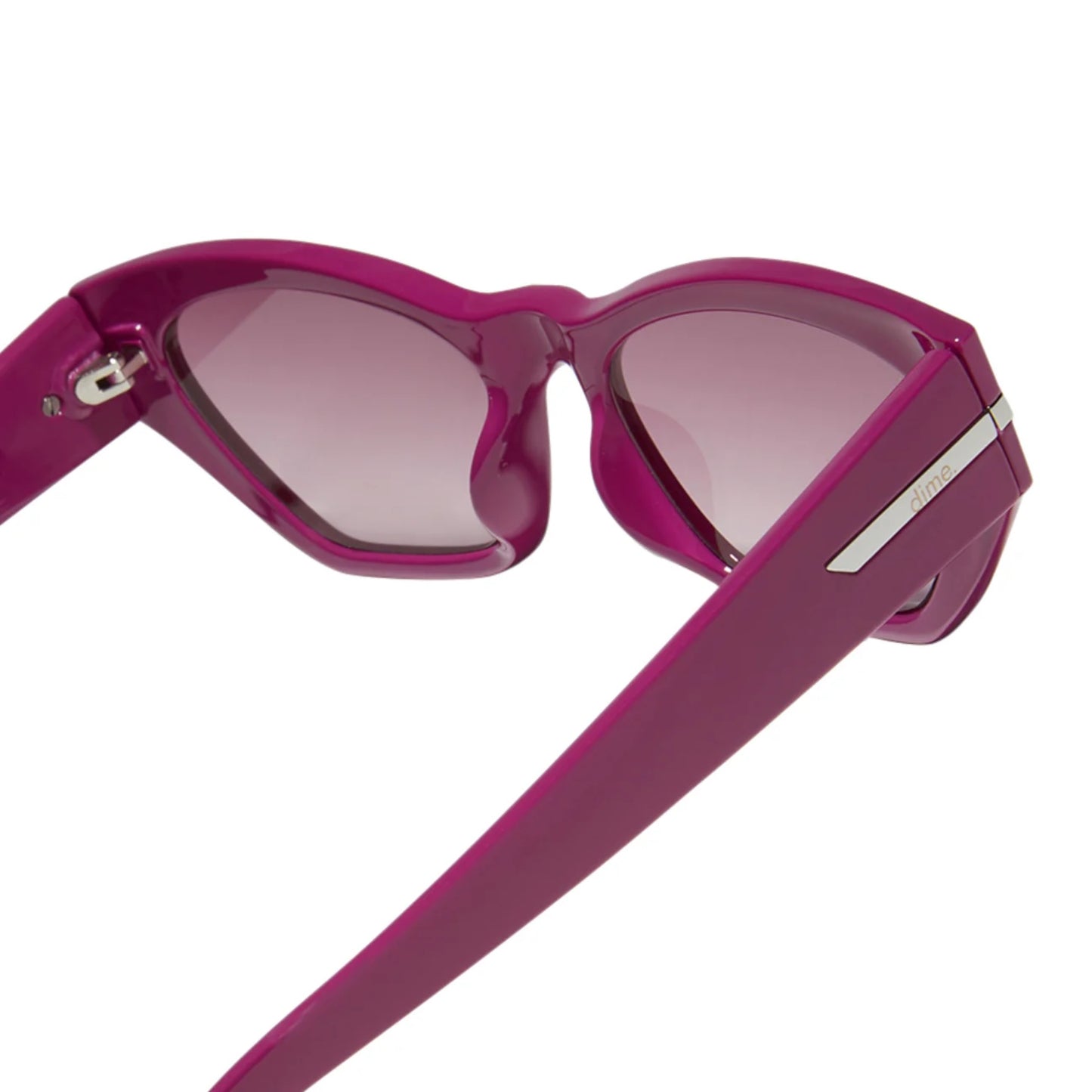 Sawtelle Sunglasses: Glossy Berry + Garnet