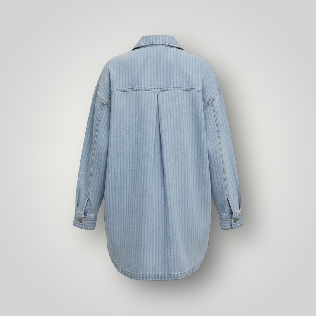 The Textured Denim Top