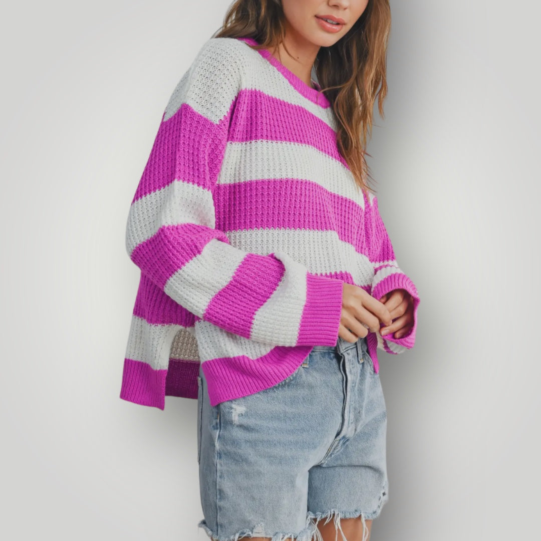 Fia Fuchsia Sweater