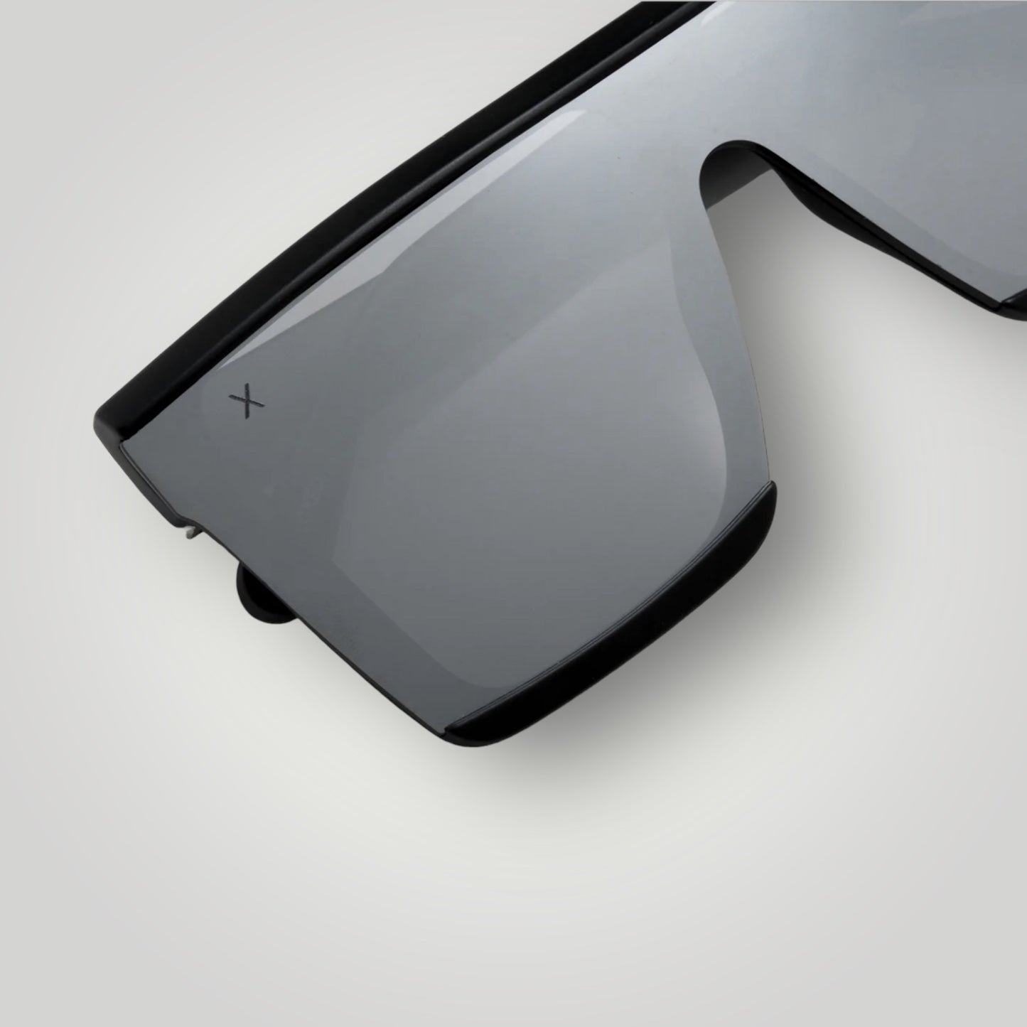 Unlocked Sunglasses: matte black + grey mirror
