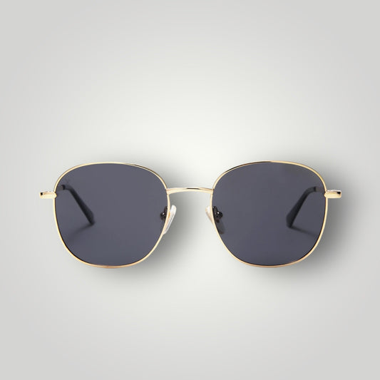 Avalon Sunglasses: gold + grey