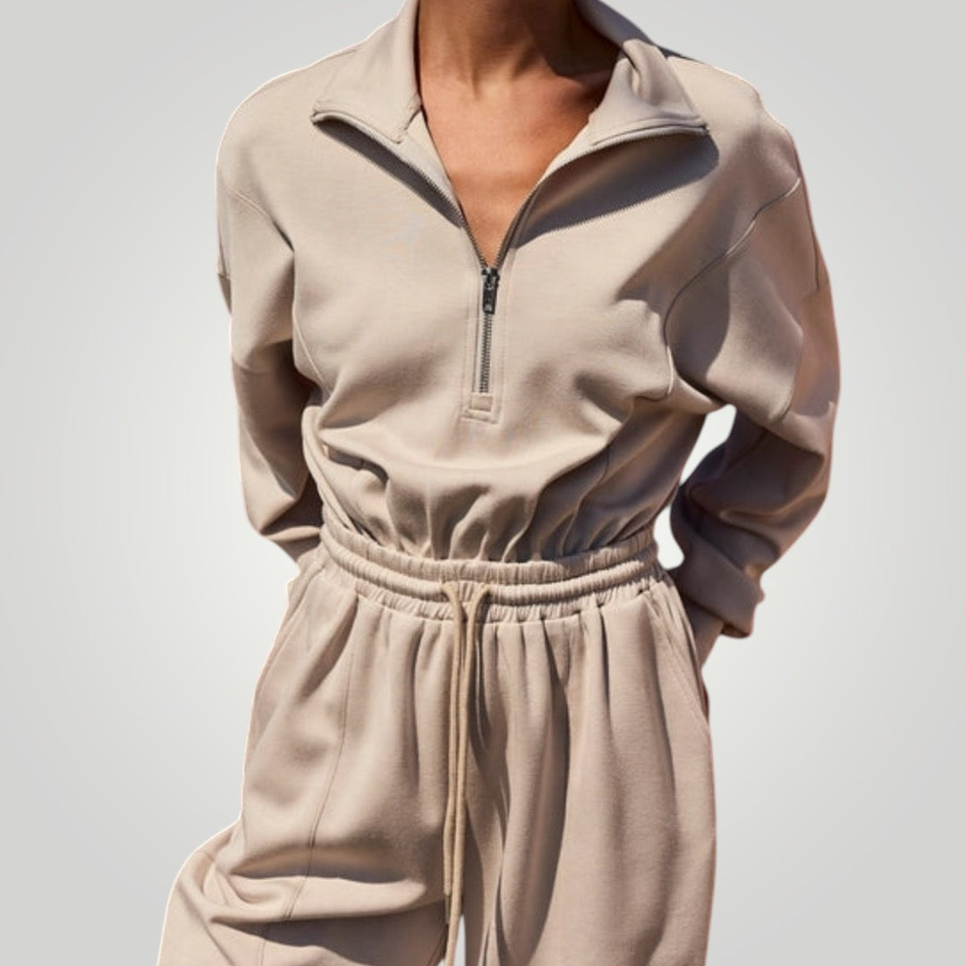 Lux Taupe Jumpsuit
