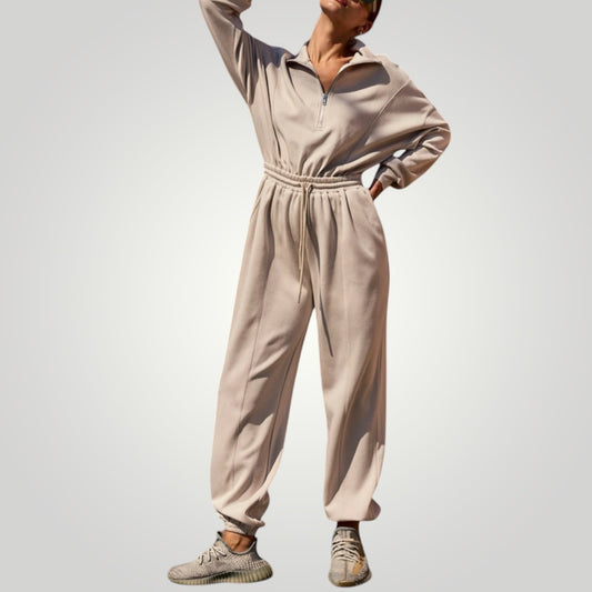 Lux Taupe Jumpsuit