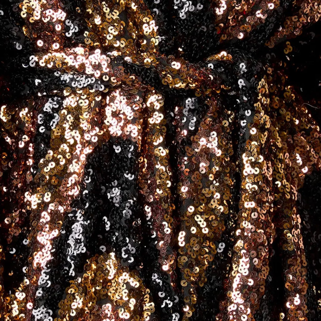 Glitz & Glam Wrap Dress