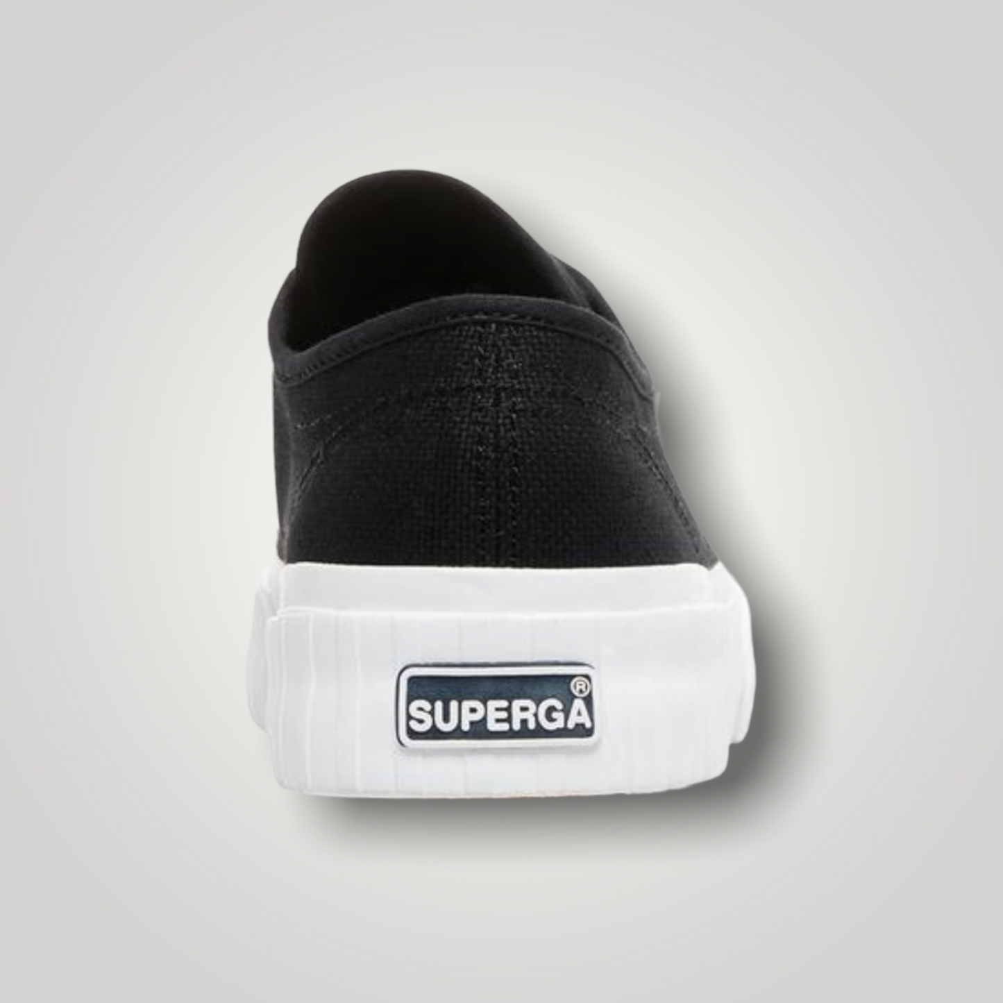 Superga Black Platform Sneaker