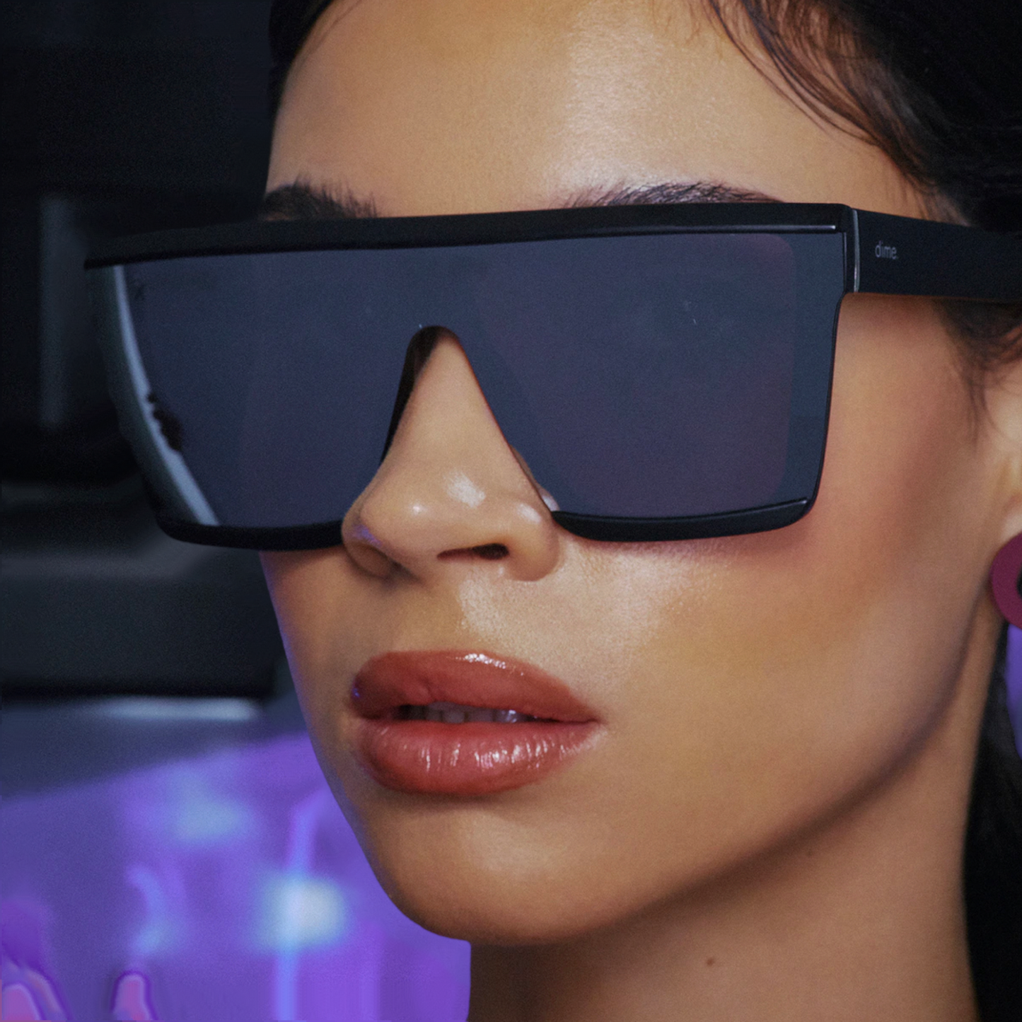 Unlocked Sunglasses: matte black + grey mirror