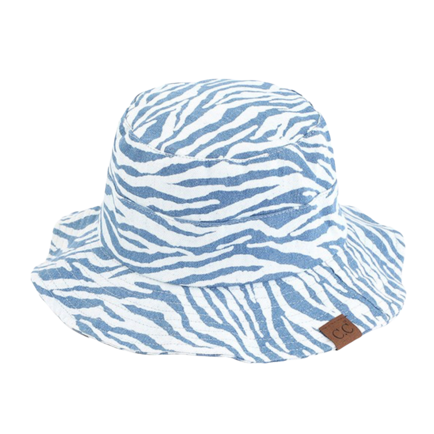 The Zebra Wave Bucket Hat