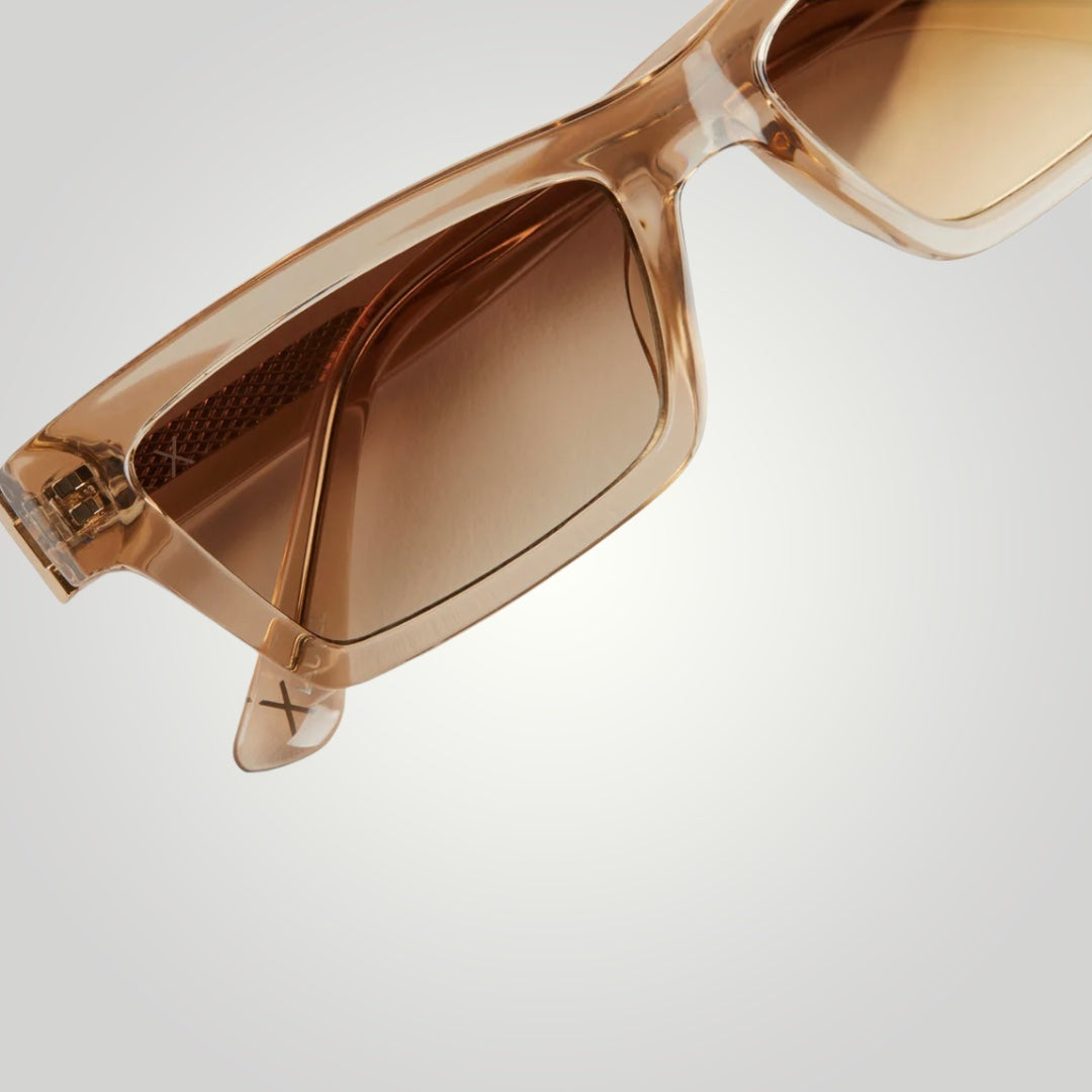 Laurel Sunglasses: Translucent Light brown