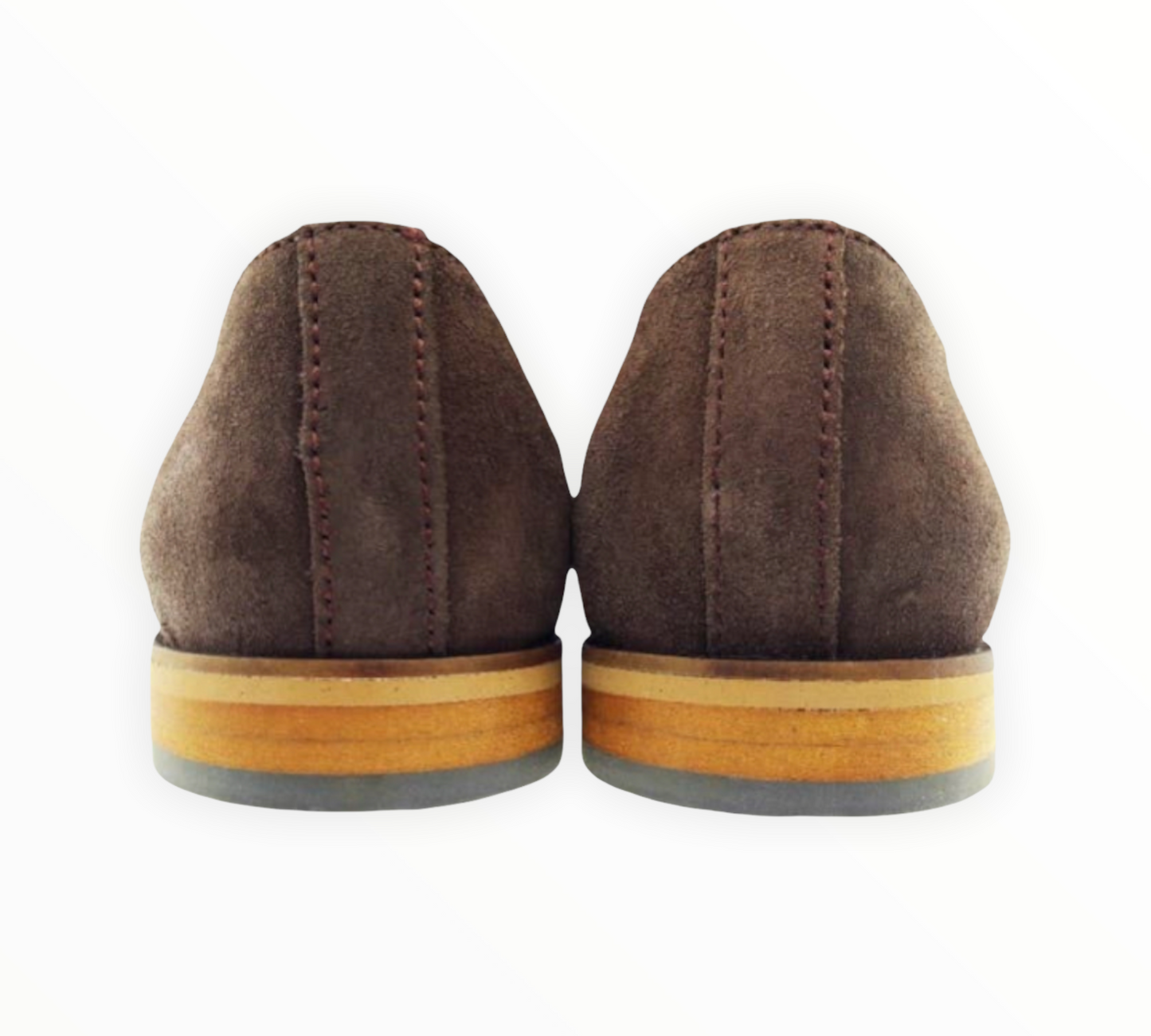 Paris Suede Derby Shoes - Brown Wood