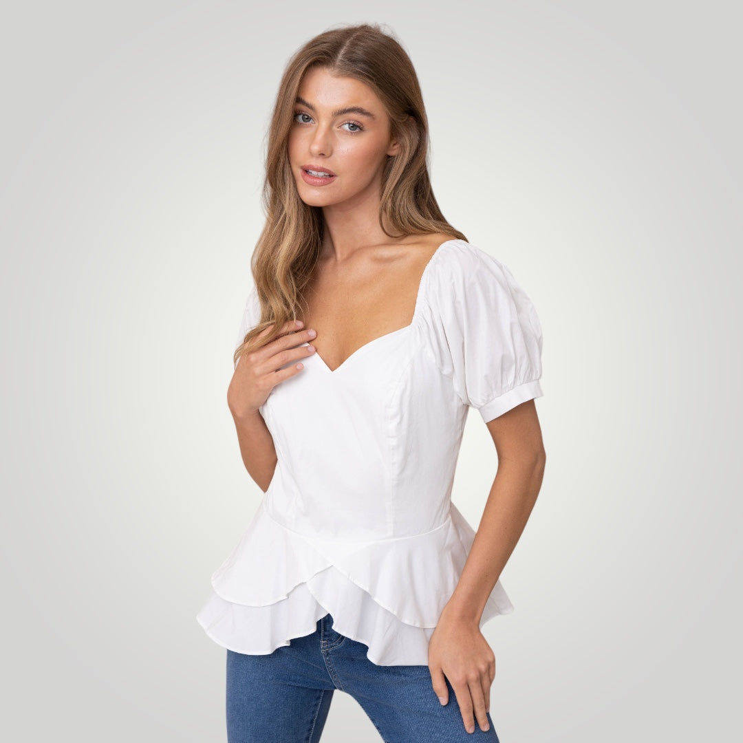 White Lily Top